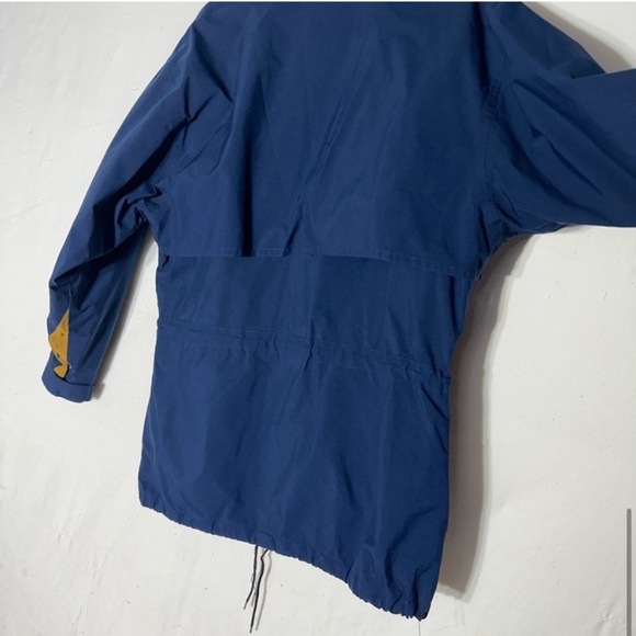 Vintage Eddie Bauer Navy Blue Utility Style Light Jacket W Goretex Lamination L - Picture 11 of 14